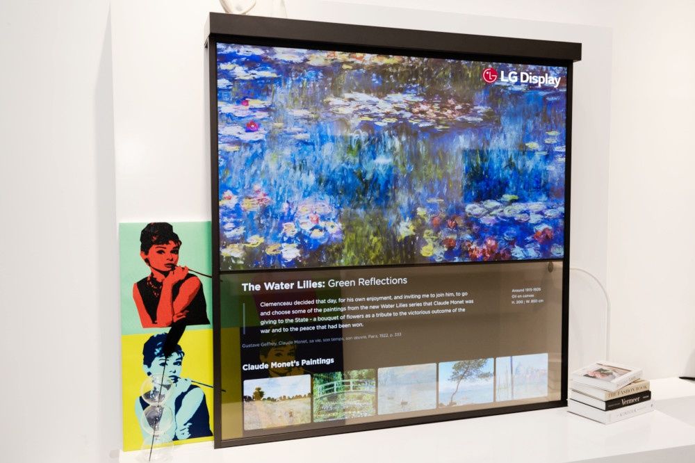 LG OLED Shelf