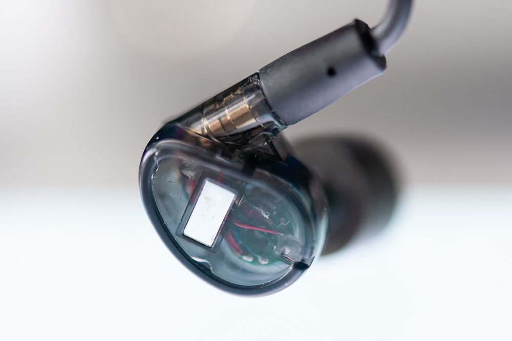 MEE Audio MX3 PRO - przezroczyste słuchawki