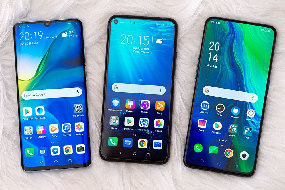 Wyświetlacze - Huawei P30 Pro Honor 20 Pro Oppo Reno 10x Zoom