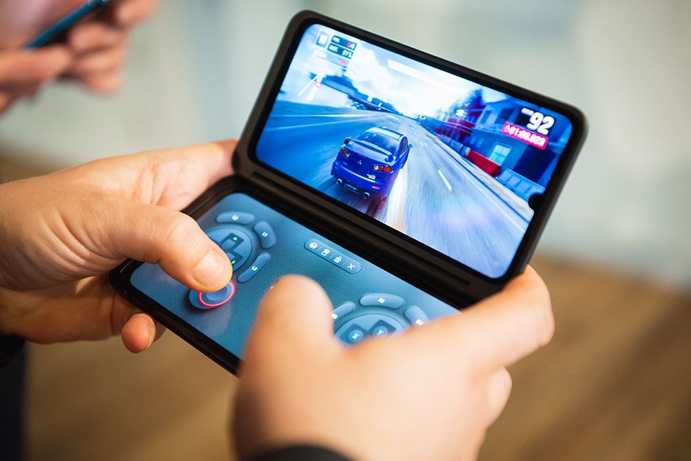 LG G8X ThinQ jako przenośna konsola