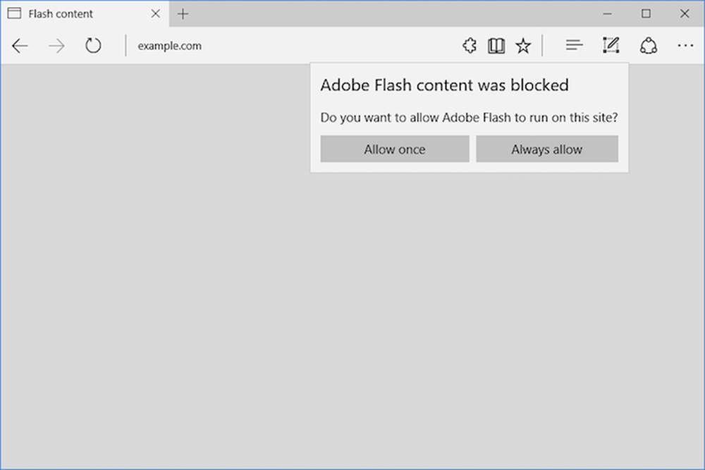 Flash blokada
