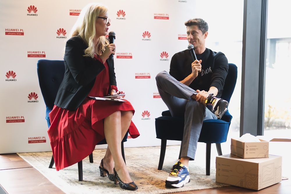 Dorota Haller i Robert Lewandowski