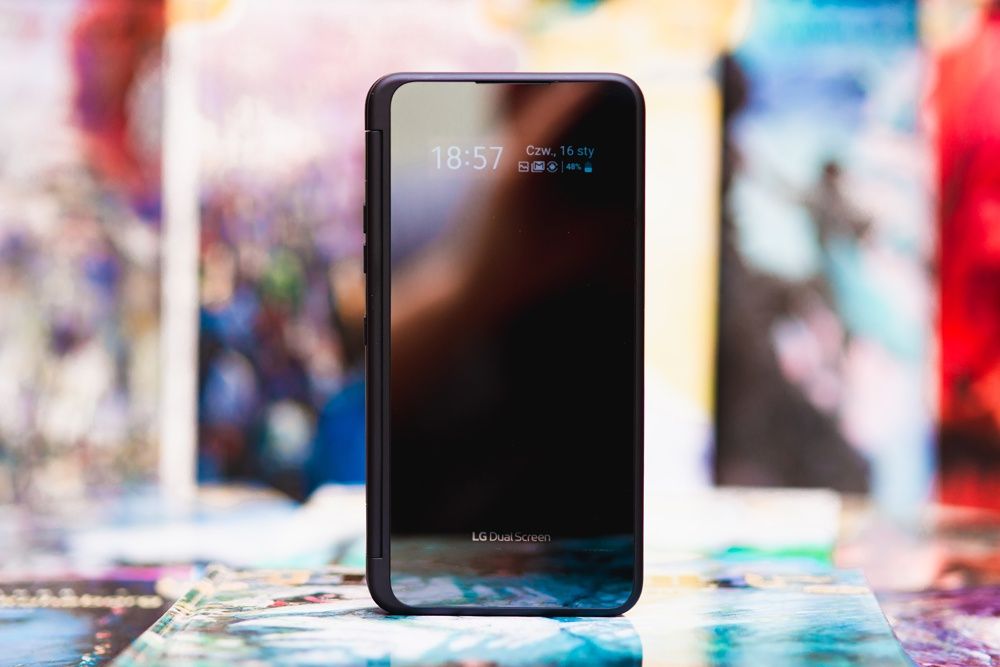 LG G8X ThinQ przedni wyświetlacz - Cover Display