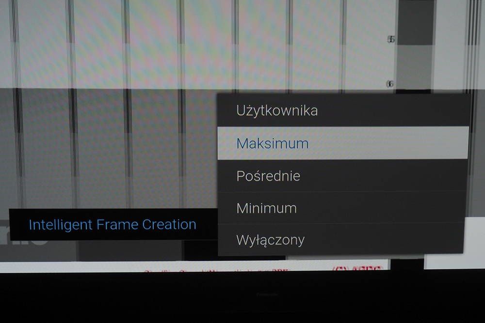 odwzorowanie ruchu w telewizorze Panasonic 65GZ2000