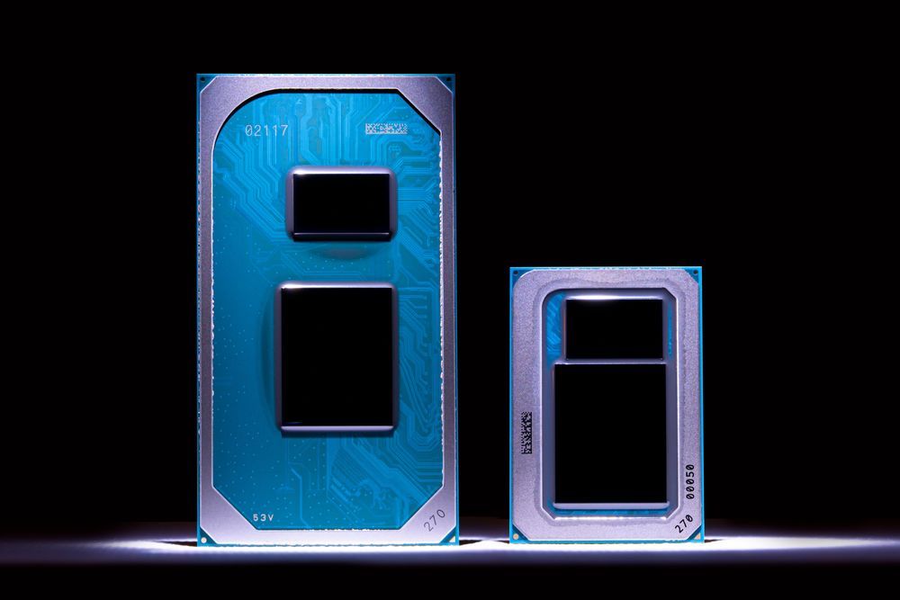 Intel Tiger Lake - zdjęcie procesorów