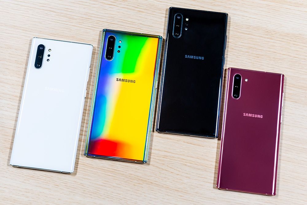 Samsung Galaxy Note 10 i Note 10+ kolory