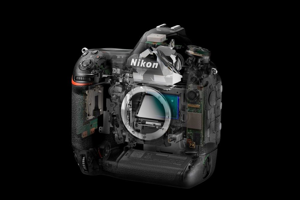 Nikon D6 przekrój