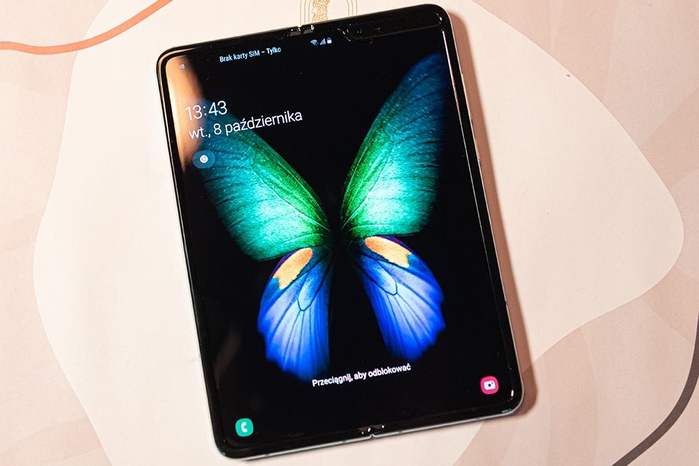 Samsung Galaxy Fold rozłożony
