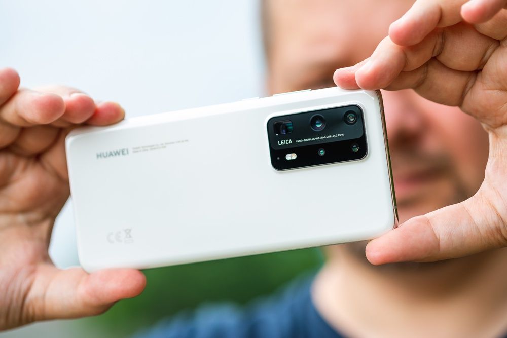 Huawei P40 Pro Plus fotografowanie dłonie