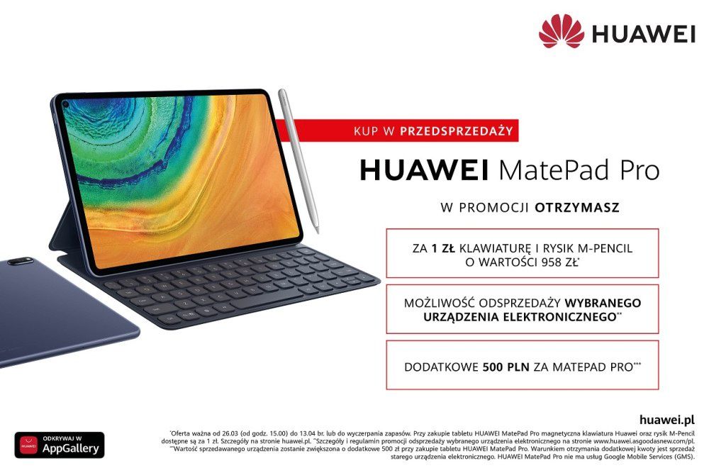 Huawei MatePad Pro promocja