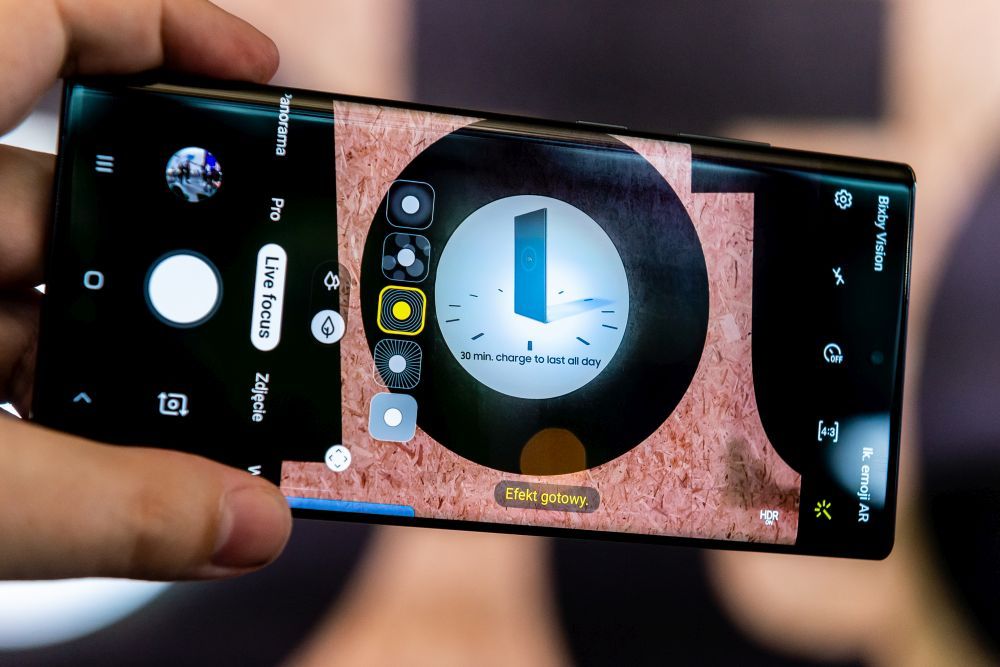 Samsung Galaxy Note 10+ wideo
