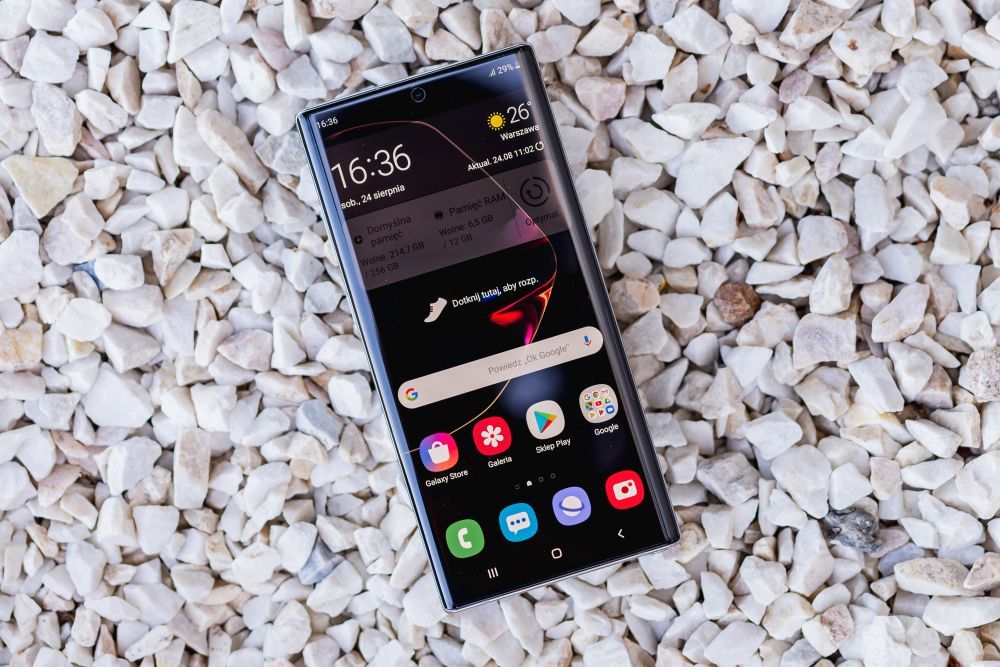 Samsung Galaxy Note 10+ interfejs