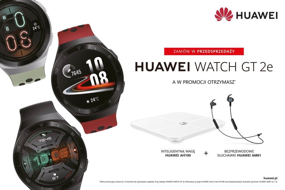 Huawei Watch GT 2e promocja