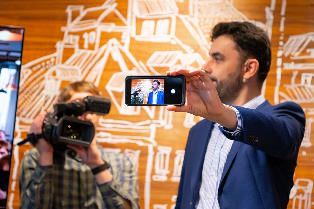 LG G8X ThinQ tryb Mirror Selfie
