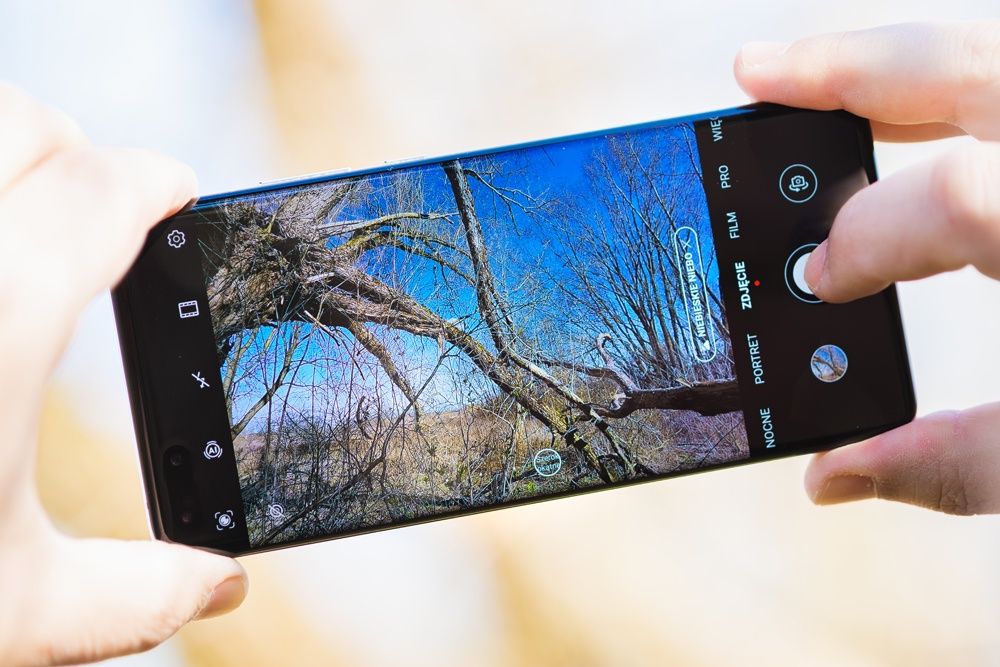 Huawei P40 ultraszeroki kąt widzenia