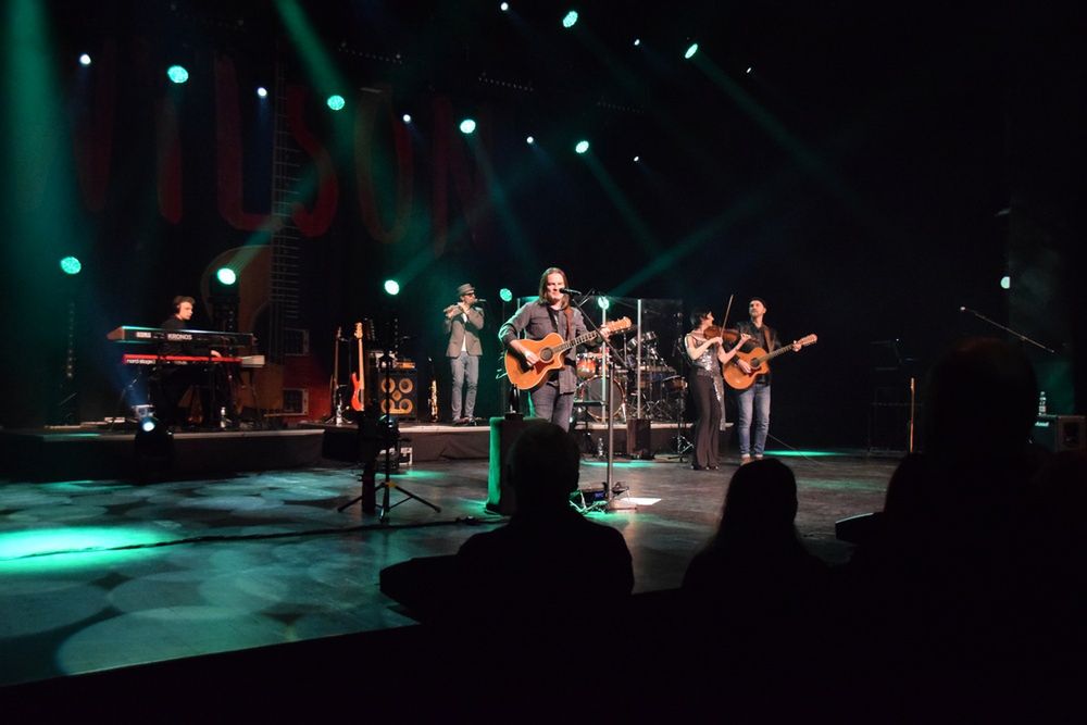 Ray Willson na scenie CKK Jordanki