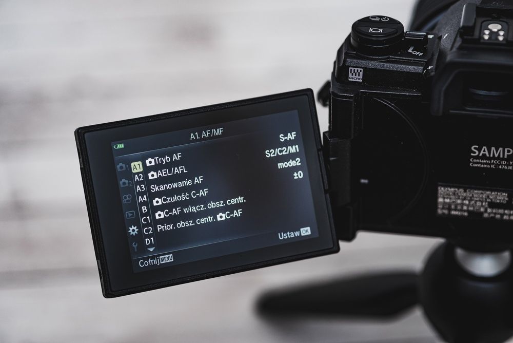 Olympus OM-D E-M5 III menu użytkownika