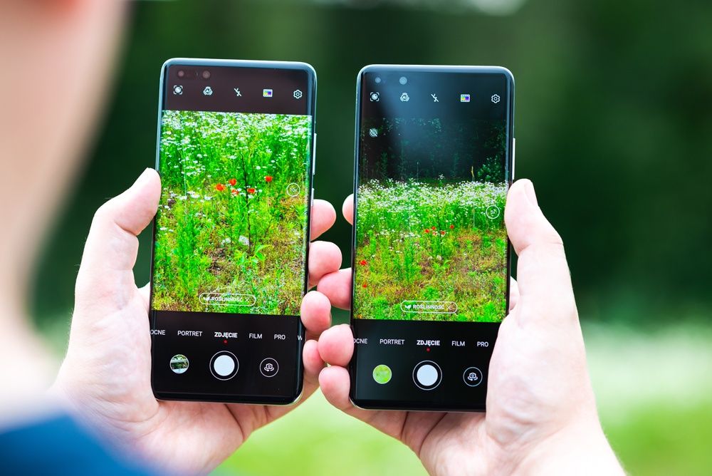 Huawei P40 Pro Plus i P40 Pro fotografowanie w pionie