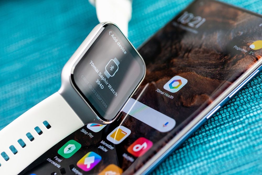 70mai Health app i zegarek