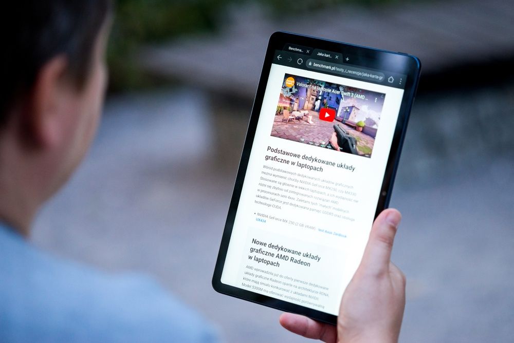 Huawei MatePad przeglądanie internetu
