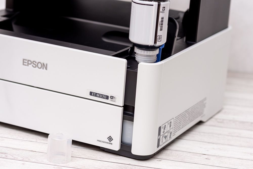 Epson ET M3170 nalewanie tuszu