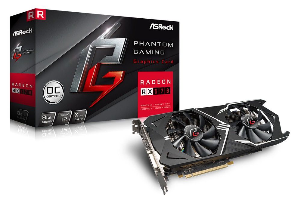 ASRock Phantom Gaming X Radeon RX570 8G OC