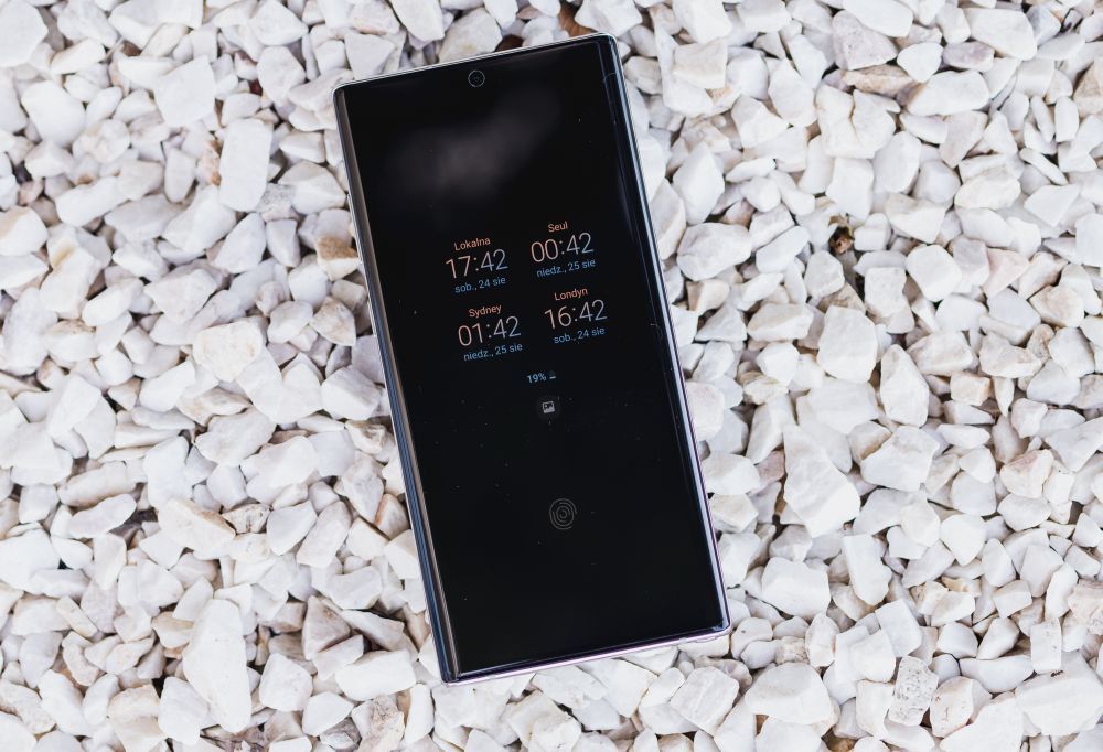 Samsung Galaxy Note 10+ ekran Always On
