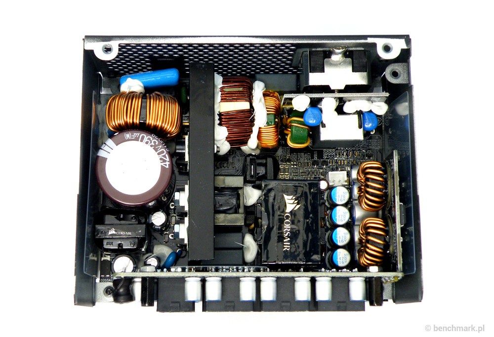 Corsair SF450 zasilacz wnętrze
