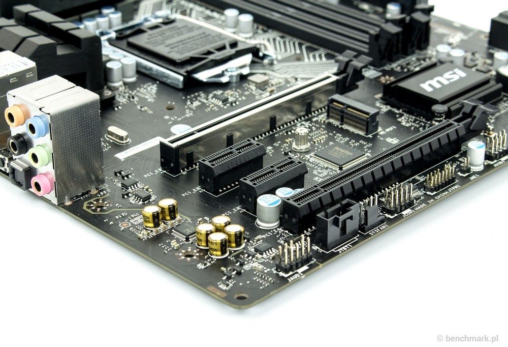 MSI B150M Mortar - sekcja audio