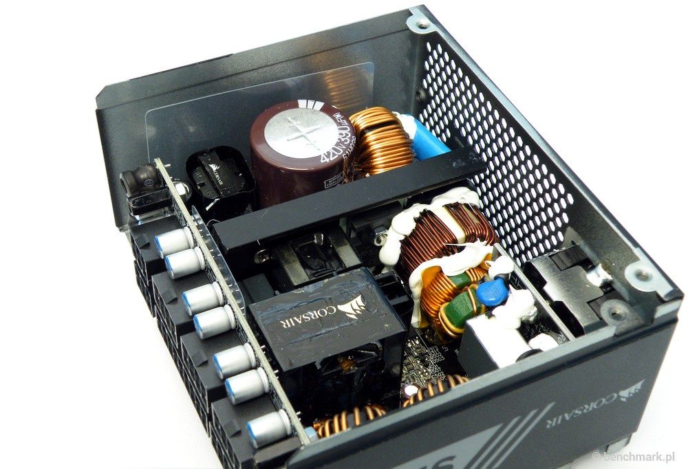 Corsair SF450 zasilacz wnętrze