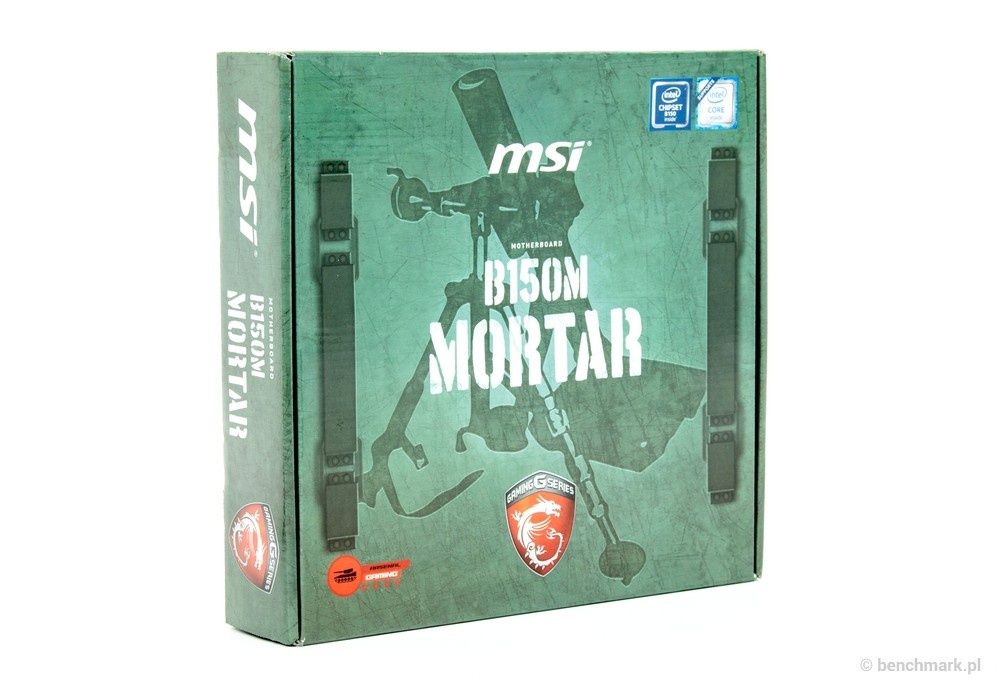 MSI B150M Mortar opakowanie