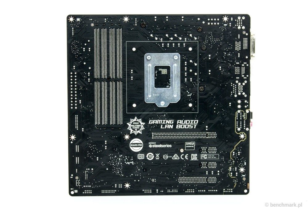 MSI B150M Mortar rewers laminatu