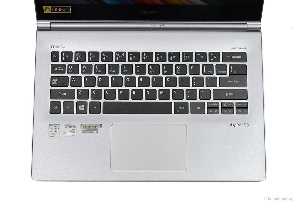 Acer Aspire S3-392 klawiatura