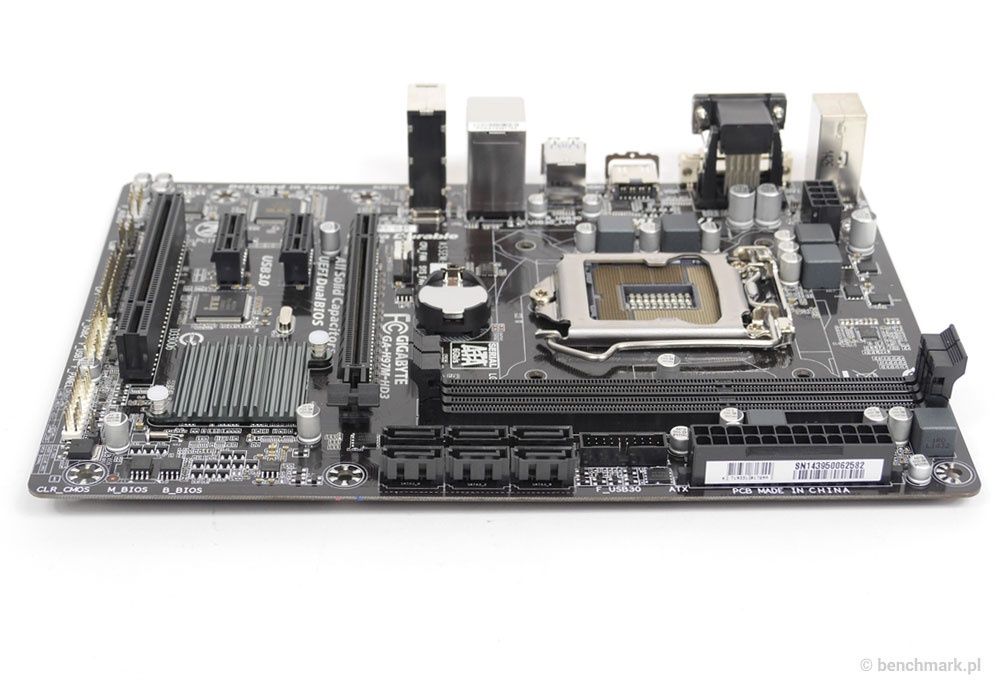 Gigabyte GA-H97M-HD3 - lewy bok