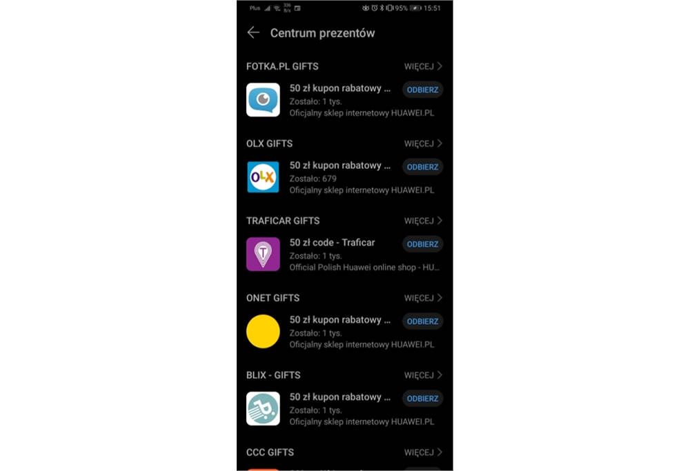 AppGallery prezenty