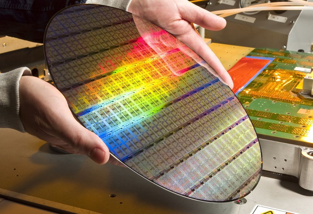 Intel - wafel krzemowy