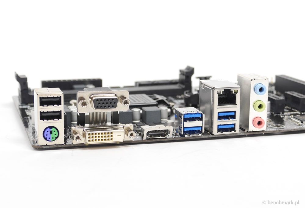 Gigabyte GA-H97M-HD3 - tylny panel
