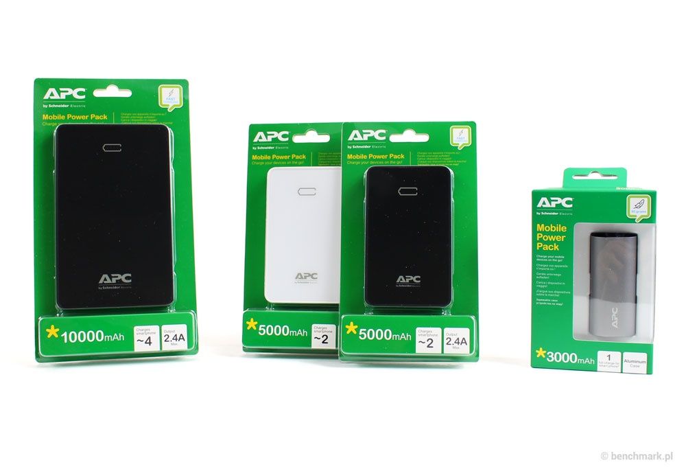 Power Bank APC - 3000mAh, 5000mAh i 10.000mAh