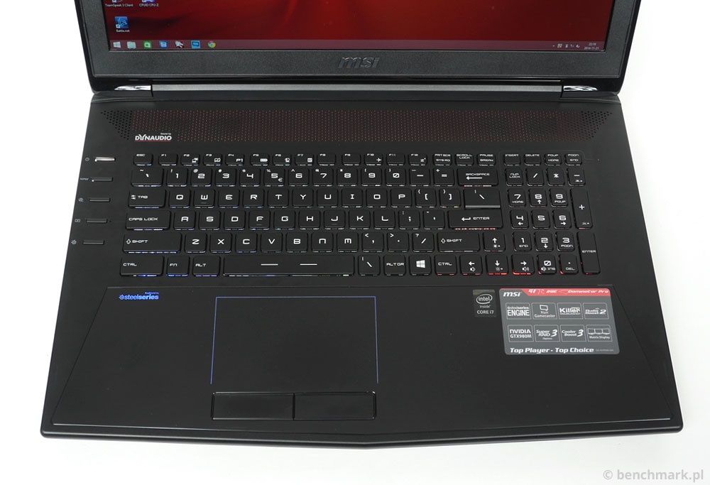 MSI GT72 2QE Dominator Pro klawiatura