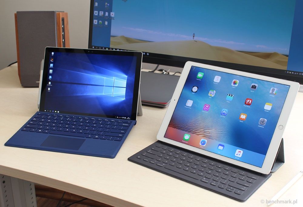 Microsoft Surface Pro 4 i iPad Pro