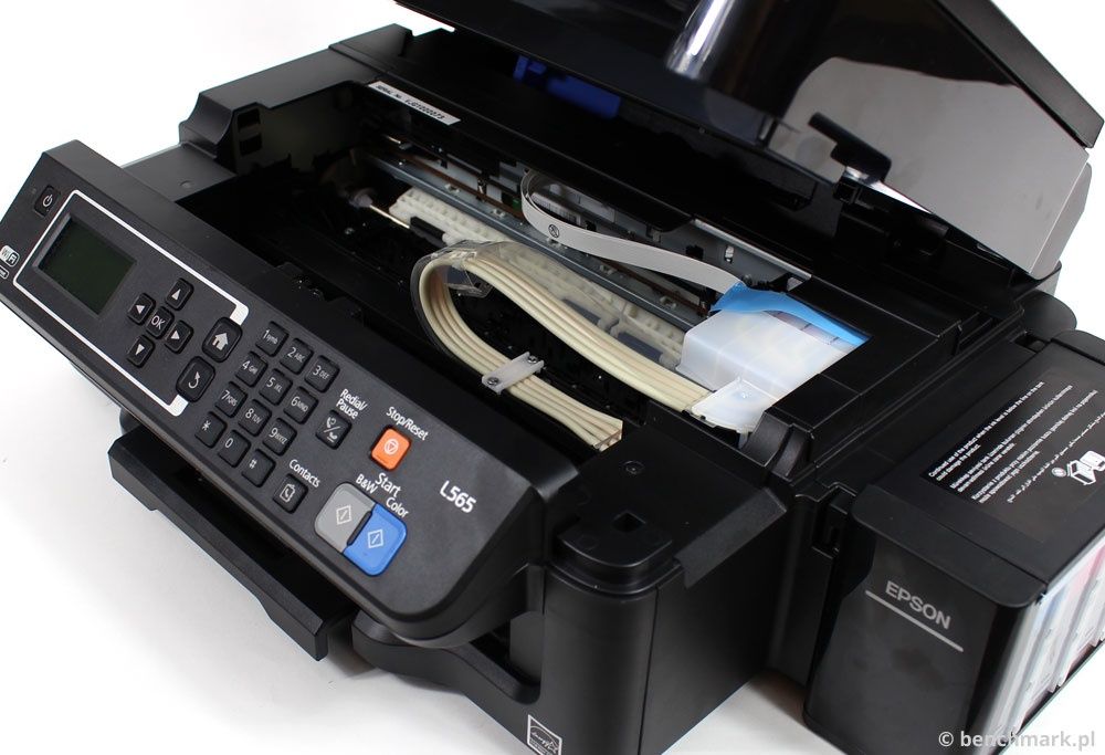 Epson L565 otwarta drukarka