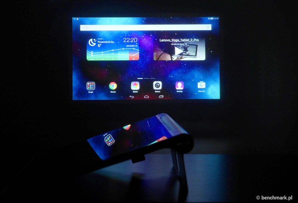 Lenovo Yoga Tablet 2 Pro ekran z rzutnika