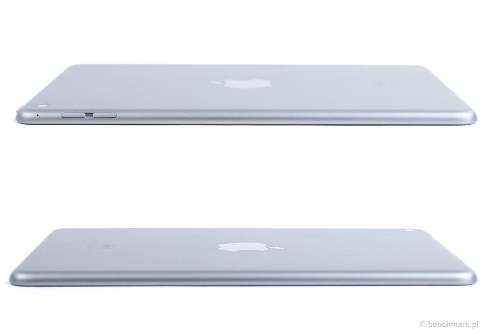 iPad mini 4 - prawa oraz lewa krawędź urządzenia