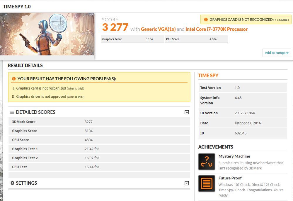 AMD Radeon R9 285X - wydajność w 3DMark Time Spy