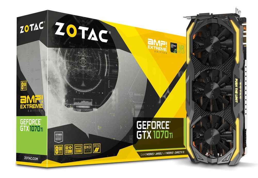 Zotac GeForce GTX 1070 Ti AMP Extreme
