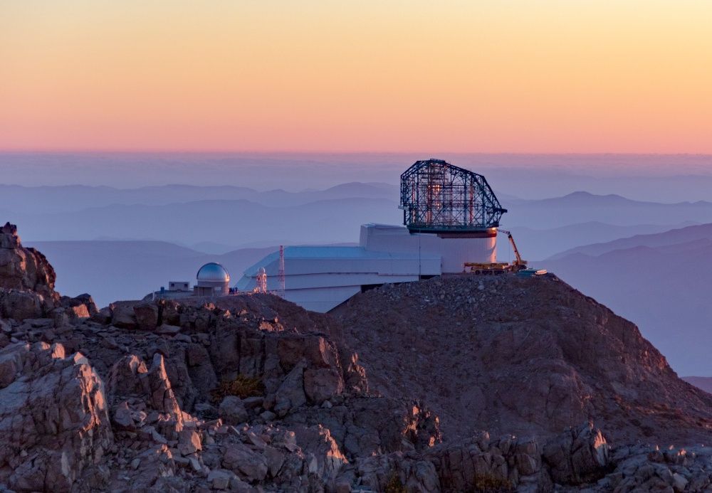 Teleskop LSST - lokalizacja - stan budowy lato 2019