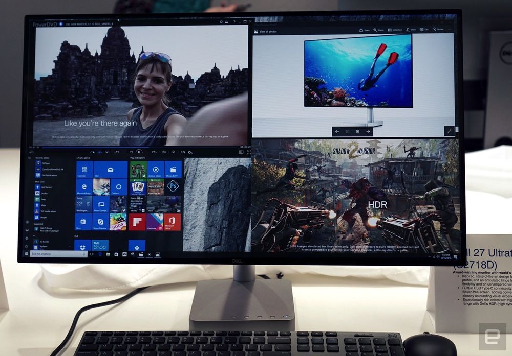 Dell Ultrathin S2718D monitor
