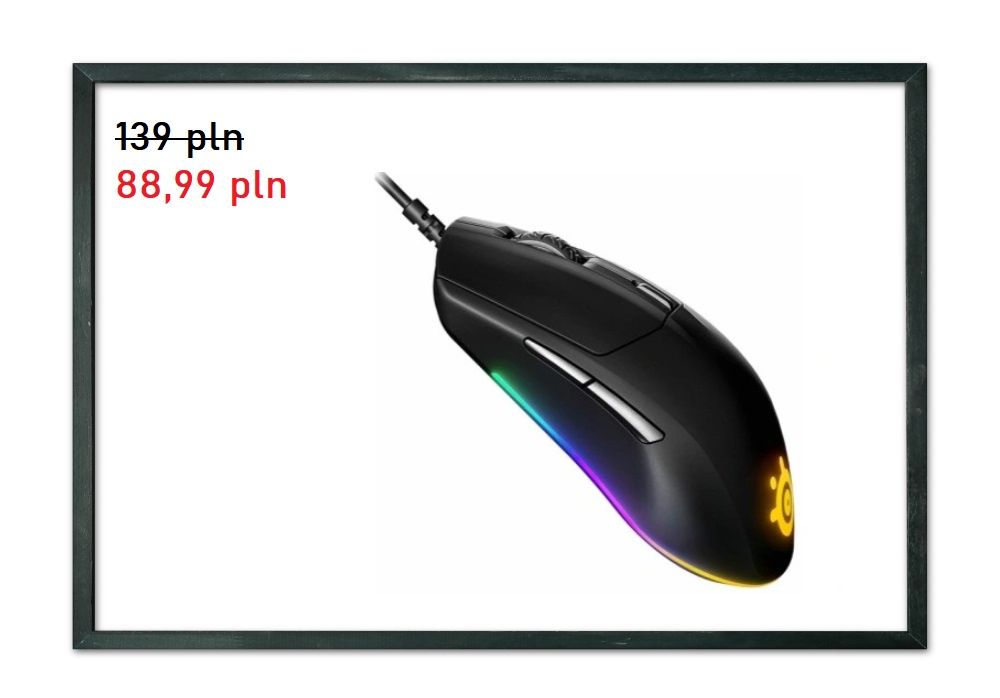 Promocja myszy Steelseries