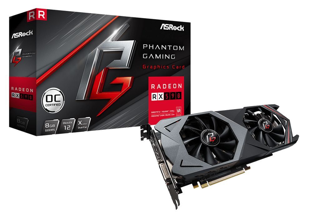 ASRock Phantom Gaming X Radeon RX590 8G OC