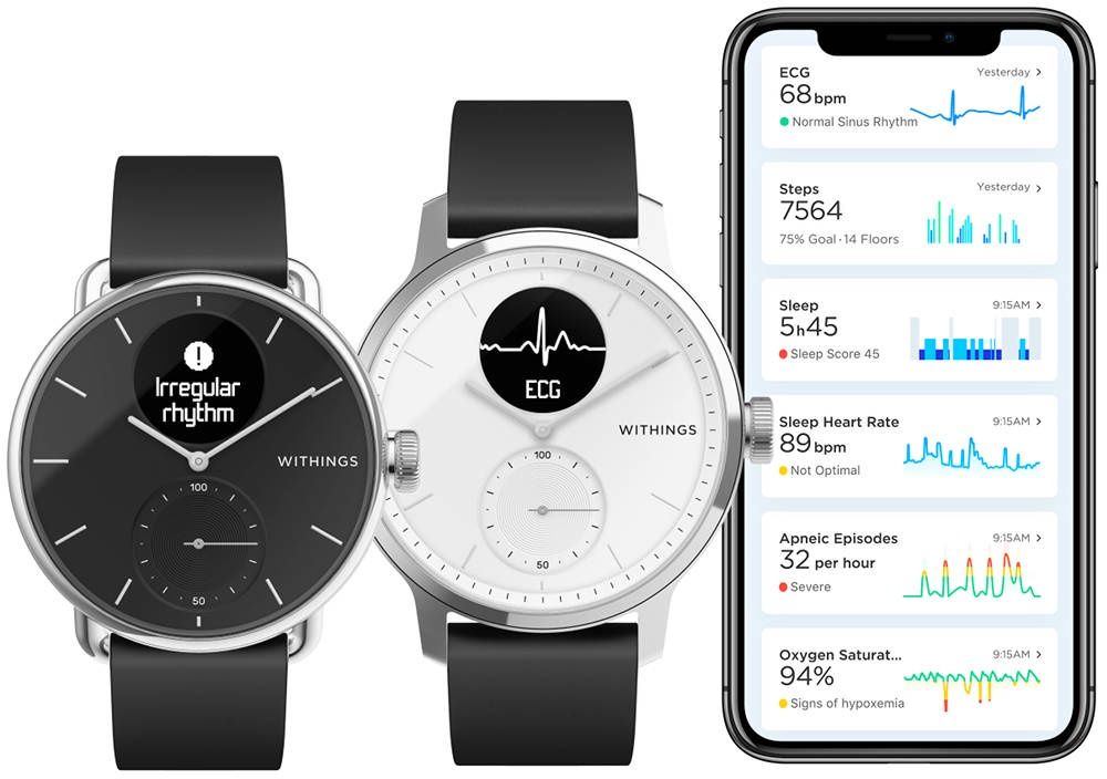 Withings ScanWatch aplikacja